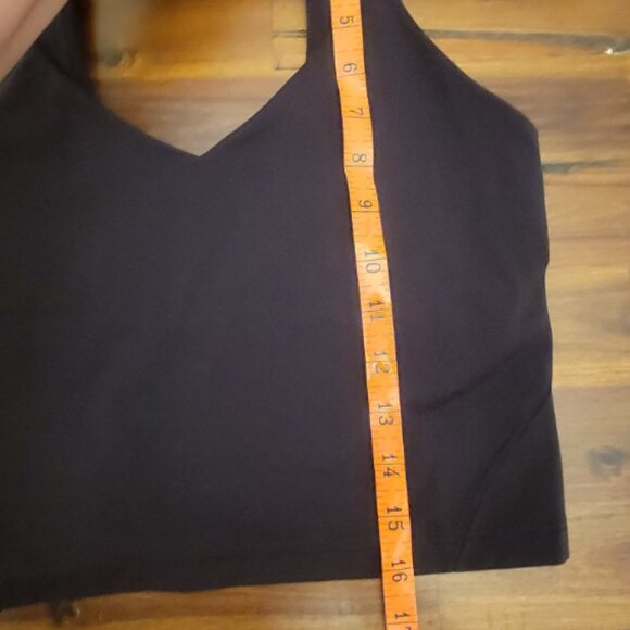 Lululemon Sports Bra Womens 8 Align Black Stretch Tank Top Sporty Gym Fitness - Picture 13 of 15